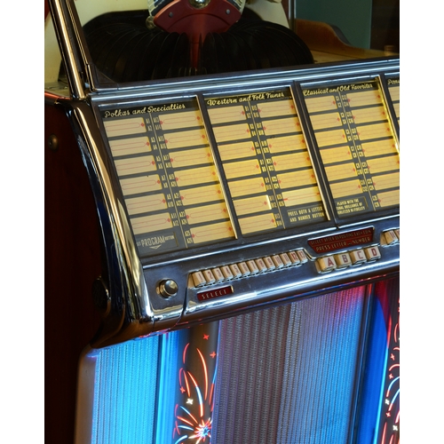 397 - A Wurlitzer Model 1800 Multi-Selector Phonograph jukebox, c.1955, serial no. 235199, with Cobra Radi... 