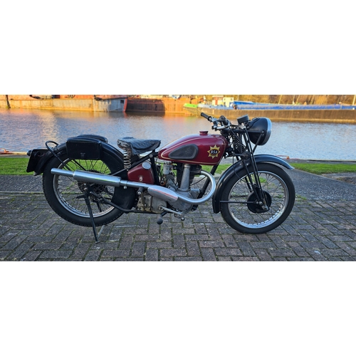 632 - c.1939 BSA Silver Star, B24, 350cc. Registration number WYJ 594 (Non transferrable). Frame number KB... 