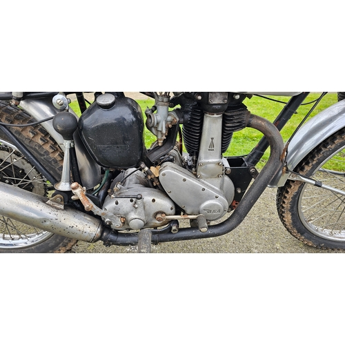 581 - 1949 BSA Gold Star trials 350cc. Registration number 257 XUH. Frame number ZB31 COM 109. Engine numb... 