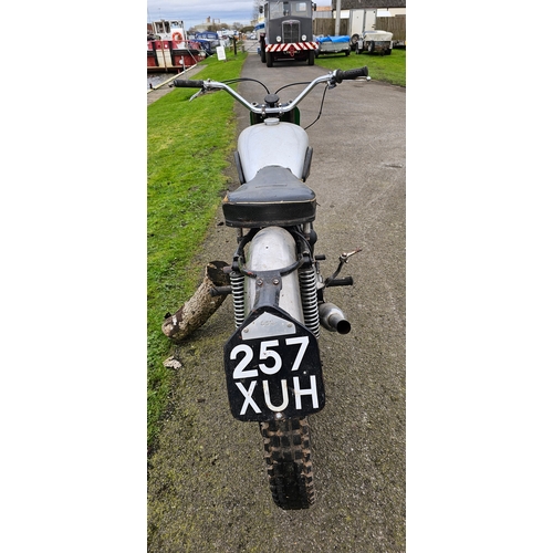 581 - 1949 BSA Gold Star trials 350cc. Registration number 257 XUH. Frame number ZB31 COM 109. Engine numb... 