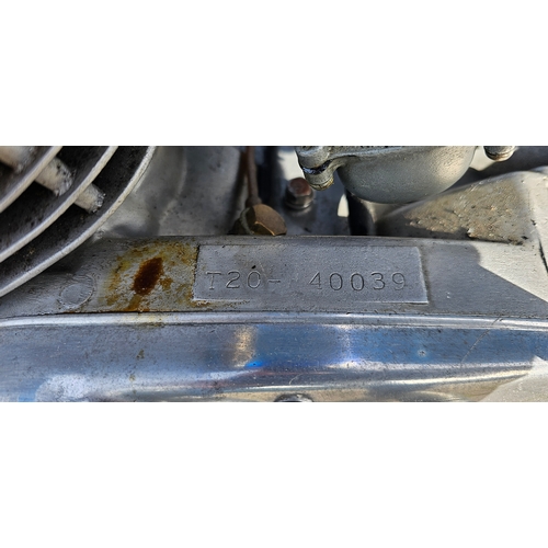 645 - 1967 Suzuki T20, Super Six, 247cc. Registration number WPX 219F. Frame number not found V5C states T... 