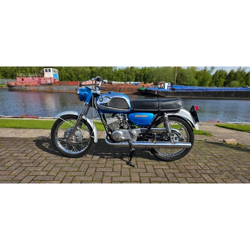 645 - 1967 Suzuki T20, Super Six, 247cc. Registration number WPX 219F. Frame number not found V5C states T... 