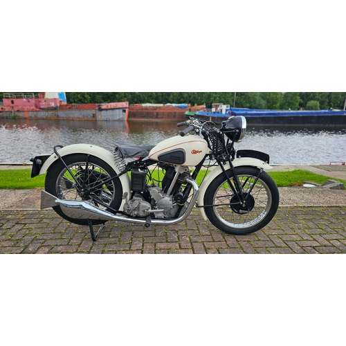 636 - 1937 Ivory Calthorpe Major, 494cc. Registration number WXS 679 (non transferrable). Frame number M3-... 