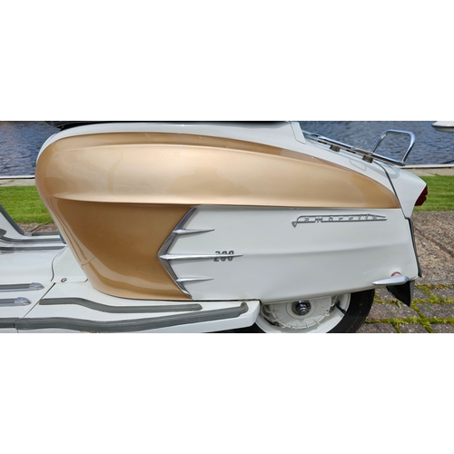 565 - 1967 Lambretta SX200 MKI. Registration number RCH 70F. Frame number SX200 * 844694. Engine number SX... 