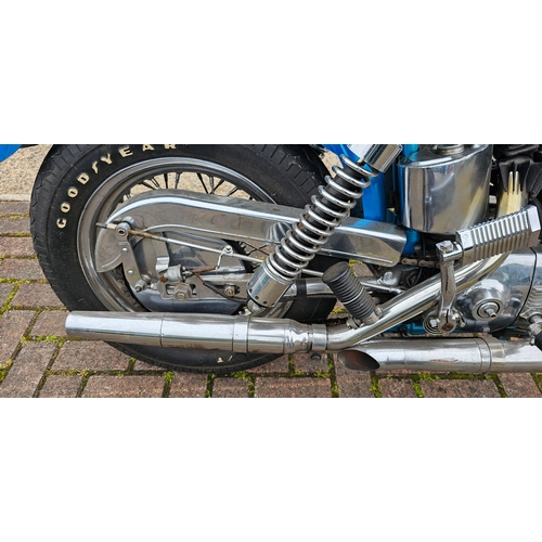 618 - 1957 Harley Davidson Sportster Custom, 883cc. Registration number 737 XVM (non transferrable). Frame... 