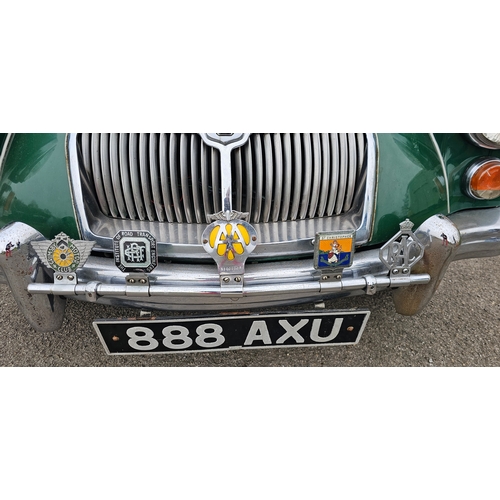 479 - 1960 MGA MkI, 1622cc. Registration number 888 AXU. Chassis number B23881. Engine number 16AMWH151537... 