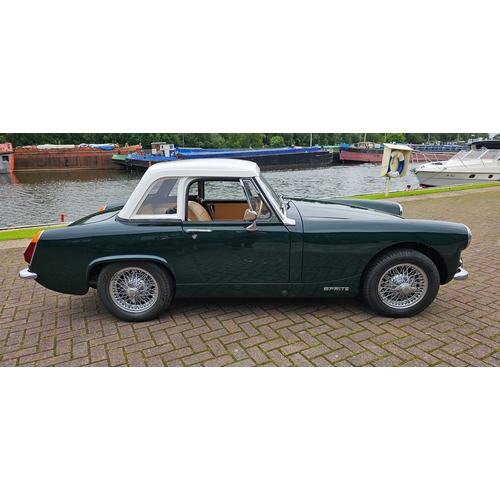 481 - 1971 Austin Healey Sprite Mk IV, 1275cc. Registration number YOX 967K. Chassis number AAN1087564. En... 