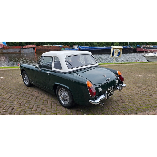 481 - 1971 Austin Healey Sprite Mk IV, 1275cc. Registration number YOX 967K. Chassis number AAN1087564. En... 