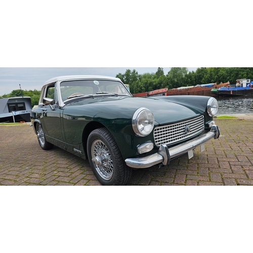 481 - 1971 Austin Healey Sprite Mk IV, 1275cc. Registration number YOX 967K. Chassis number AAN1087564. En... 