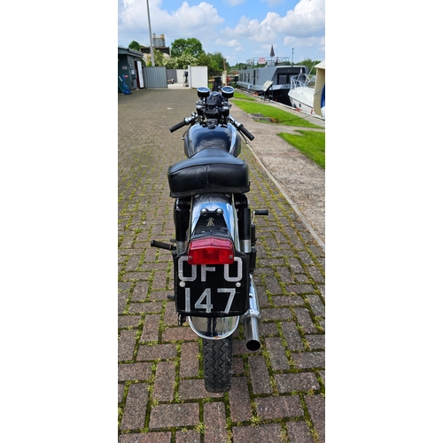 623 - 1960 BSA A10 Super Rocket, 646cc. Registration number OFO 147 (non transferrable). Frame number GA7 ... 