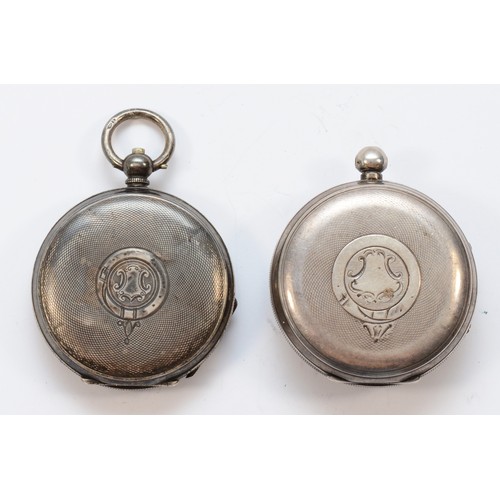 118 - The Westminster, a silver key wind pocket watch, London import 1865, 53mm, working but not guarantee... 