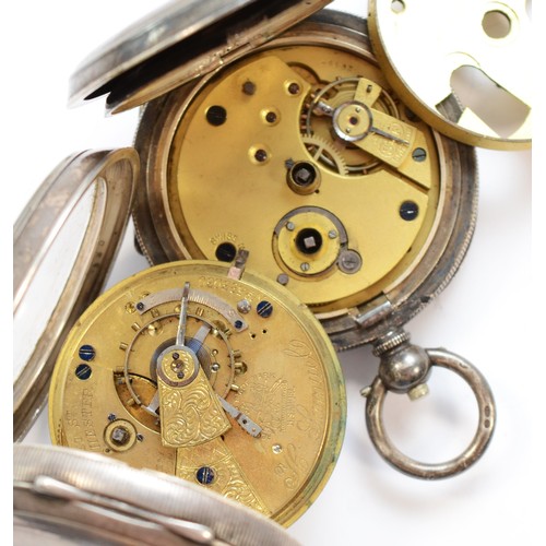 118 - The Westminster, a silver key wind pocket watch, London import 1865, 53mm, working but not guarantee... 