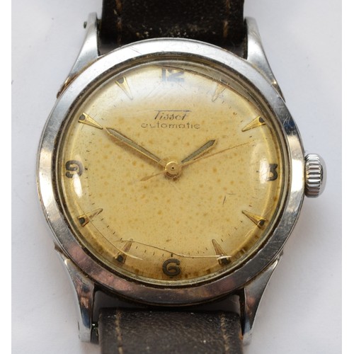 127 - Tissot, a stainless steel automatic gentleman's wristwatch, c.1960's, 32mm, working when catalogued ... 