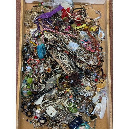 140 - Approximately 10kg of unsorted costume jewellery