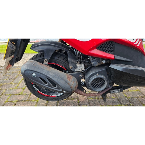 562 - 2017 Motorini GP125. Registration number FV66 MKL. Frame nimber LJETCJPE5FA007454. Engine number 152... 