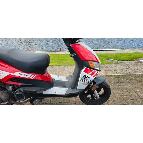 562 - 2017 Motorini GP125. Registration number FV66 MKL. Frame nimber LJETCJPE5FA007454. Engine number 152... 