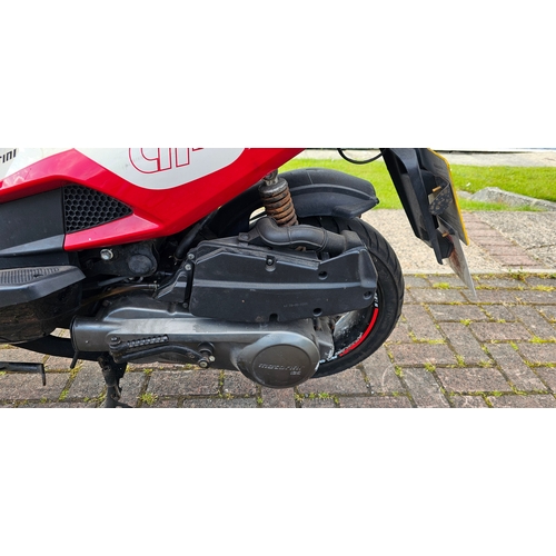 562 - 2017 Motorini GP125. Registration number FV66 MKL. Frame nimber LJETCJPE5FA007454. Engine number 152... 