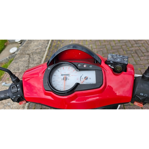 562 - 2017 Motorini GP125. Registration number FV66 MKL. Frame nimber LJETCJPE5FA007454. Engine number 152... 