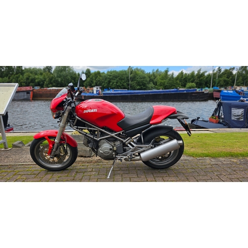 608 - 2001 Ducati Monster 400. Registration number X506 SCY. Frame number ZDMM300AA1B 022141. Engine numbe... 