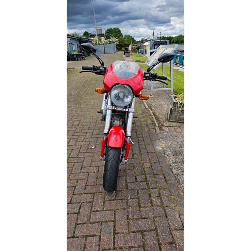 608 - 2001 Ducati Monster 400. Registration number X506 SCY. Frame number ZDMM300AA1B 022141. Engine numbe... 