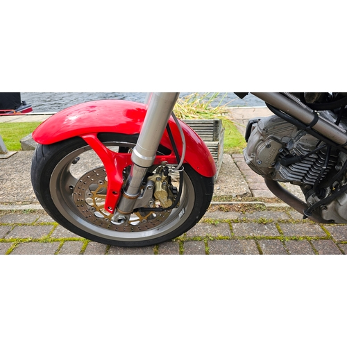 608 - 2001 Ducati Monster 400. Registration number X506 SCY. Frame number ZDMM300AA1B 022141. Engine numbe... 