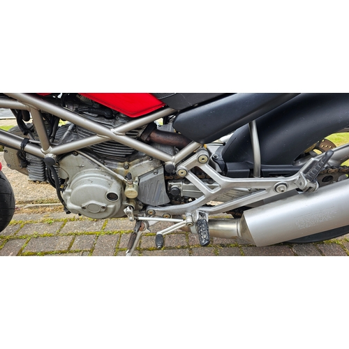 608 - 2001 Ducati Monster 400. Registration number X506 SCY. Frame number ZDMM300AA1B 022141. Engine numbe... 