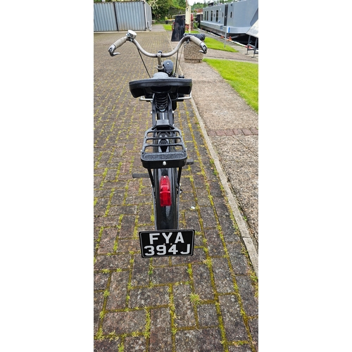 557 - 1971 VeloSolex S3800, 49cc. Registration number FYA 394J. Frame stamped H3413642G. Engine number 471... 