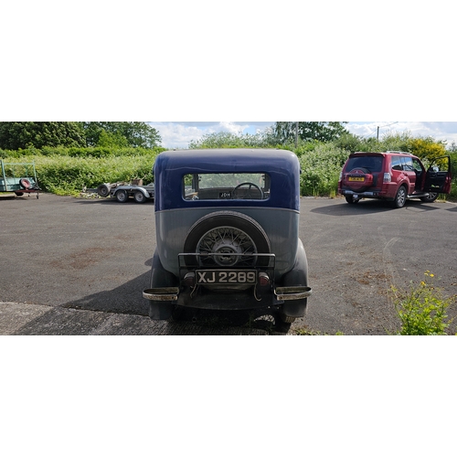 461 - 1932 Singer Nine, 972cc. Registration number XJ2289 (it is unknown whether this a transferrable numb... 