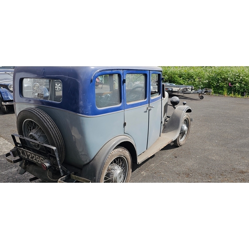 461 - 1932 Singer Nine, 972cc. Registration number XJ2289 (it is unknown whether this a transferrable numb... 