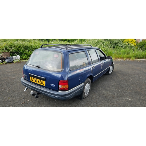 475 - 1988 Ford Sierra 2.3 diesel estate. Registration number E761 KSL. VIN number WFONXXGBBN. Engine numb... 