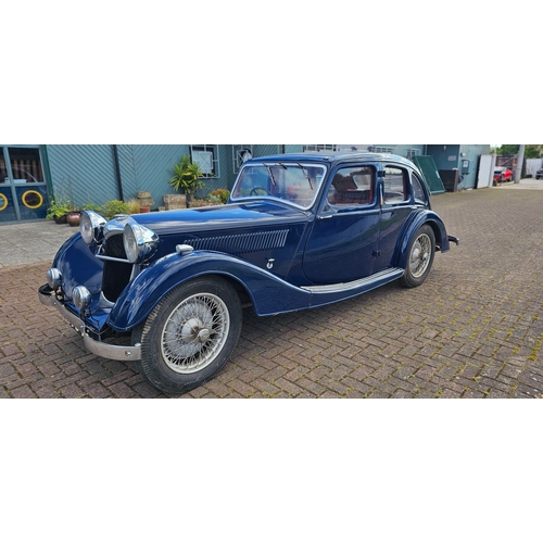 465 - 1937 Riley Kestral, 1 1/2lt. Registration number FPC 962. Chassis number 27K6499. Engine number  not... 