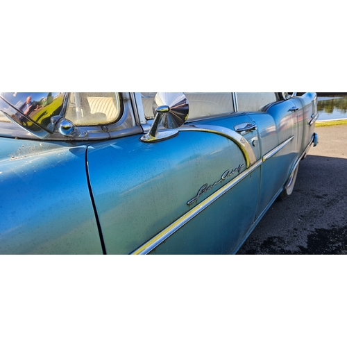 467 - 1956 Pontiac Star Chief, 5,200cc. Registration number 838 UYW (non transferrable). Chassis number L8... 