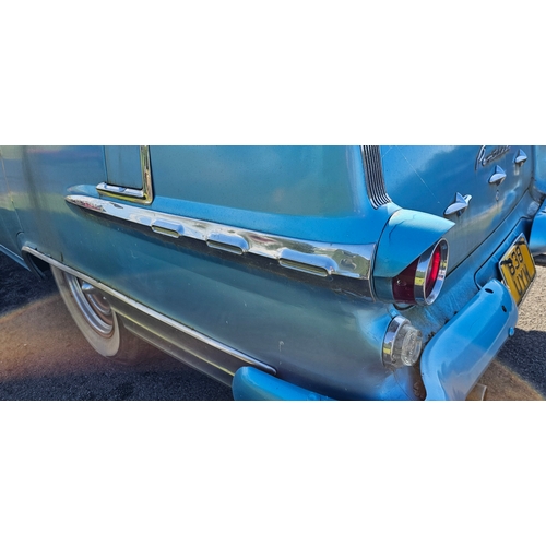 467 - 1956 Pontiac Star Chief, 5,200cc. Registration number 838 UYW (non transferrable). Chassis number L8... 