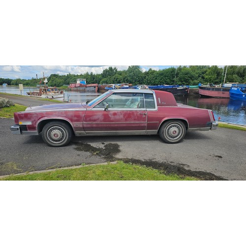 468 - 1980 Cadillac Eldorado Biarritz, coupe, 5.7lt diesel. Registration number ETH 771V. Chassis number 6... 