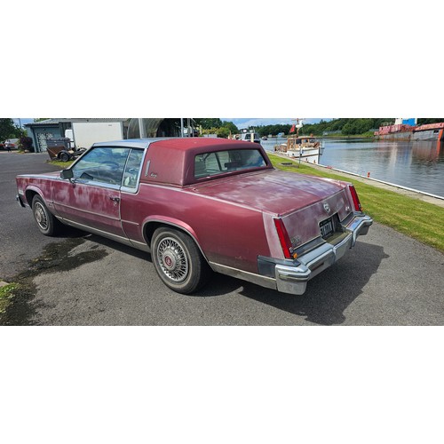 468 - 1980 Cadillac Eldorado Biarritz, coupe, 5.7lt diesel. Registration number ETH 771V. Chassis number 6... 