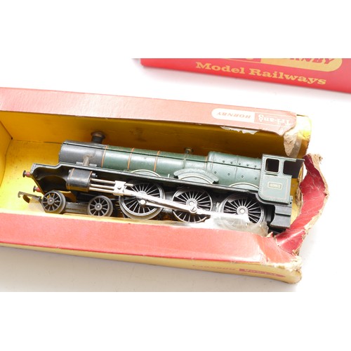 8 - Tri-ang Hornby Model Railways; 00 gauge locomotive and tender, together with a British Railways clas... 