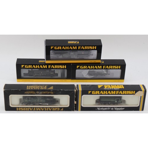 23 - Graham Farish for Bachmann; five N gauge model railway locomotives, boxed in unused condition. (5)