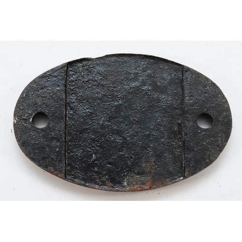 44 - Cast iron shed plate, 32A Norwich
