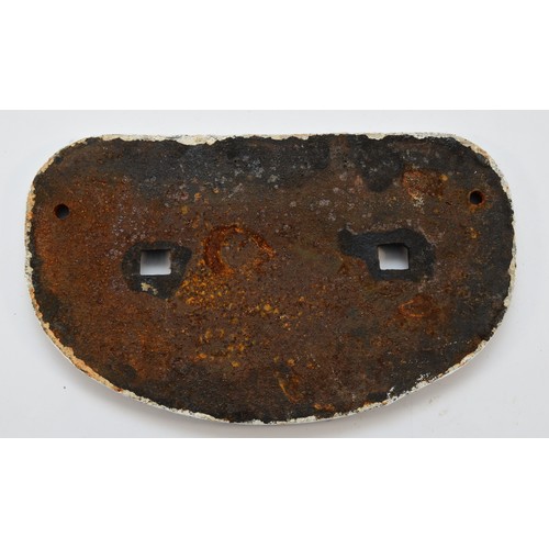 52 - D wagon plate, Tees side B & E co. 1956, Lot No 2787, 42 tons B942487