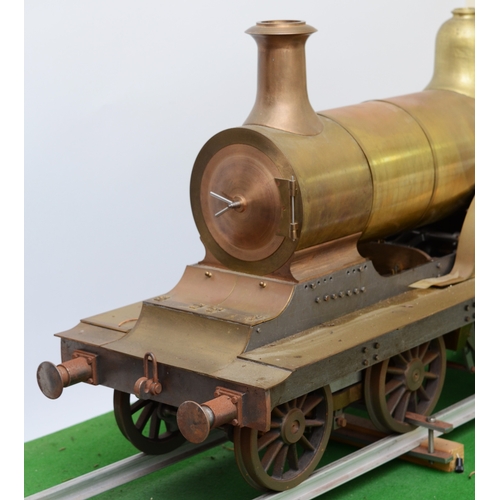 26 - A 5in gauge live steam model of the Midland Railway 115 Class 4-2-2 Johnson 'Spinner' locomotive, un... 