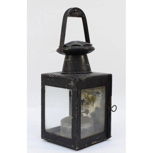 57 - A pair of reproduction G.W.R railway carriage lamps, together with B.R (M) railway lamp and a unmark... 