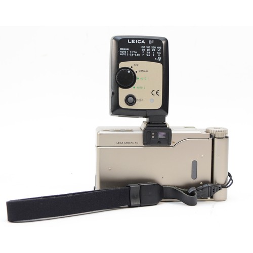 A Leica Minilux Zoom Compact 35mm Film Camera, with Leitz