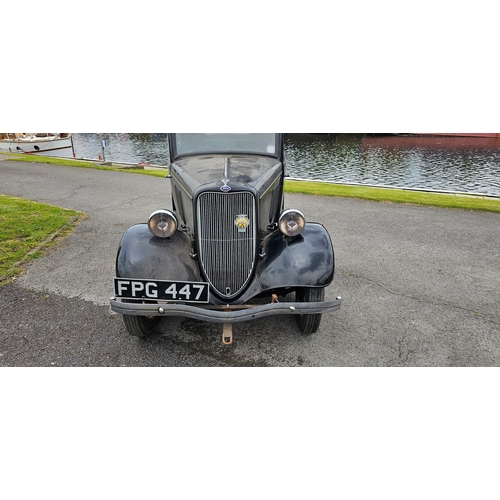 462 - 1937 Ford Model Y, 885cc. Registration number FPG 447 (see text). Chassis number Y191711. Engine num... 