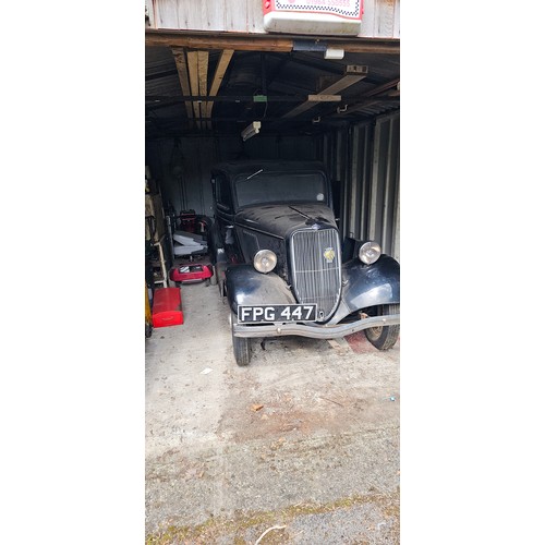 462 - 1937 Ford Model Y, 885cc. Registration number FPG 447 (see text). Chassis number Y191711. Engine num... 