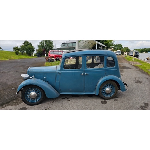 463 - 1938 Austin Big Seven, six light 900cc. Registration number GPU 445 (see text), Body number RV 8946.... 