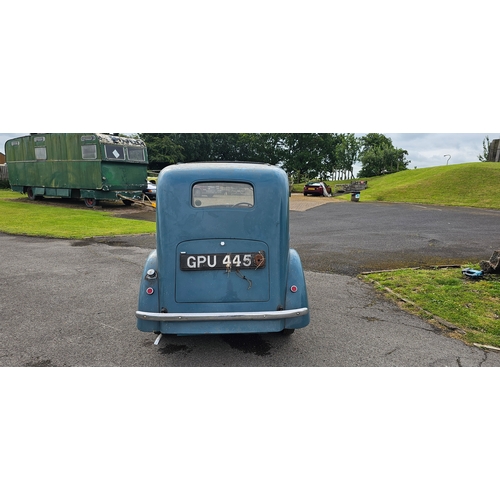 463 - 1938 Austin Big Seven, six light 900cc. Registration number GPU 445 (see text), Body number RV 8946.... 