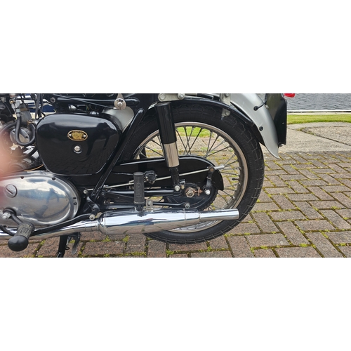 621 - 1959 Triumph Trophy T110, 650cc. Registration number 166 FJO. Frame number 027549. Engine number T11... 