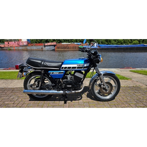 642 - 1976 Yamaha RD400C. Registration number OBU 573P. Frame number 1A3-004294. Engine number 1A3-004294.... 