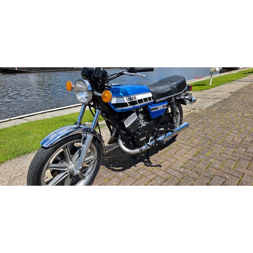 642 - 1976 Yamaha RD400C. Registration number OBU 573P. Frame number 1A3-004294. Engine number 1A3-004294.... 