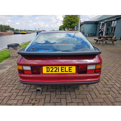 470 - 1987 Porsche 944S, 2479cc. Registration number D221 ELE. Chassis number WPOZZZ94ZHN400486. Engine nu... 